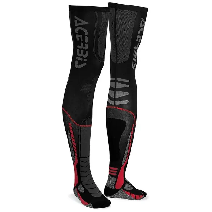 Acerbis Strümpfe X-Leg Pro Schwarz Rot XXL Finale Aktion