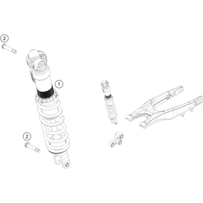 Bestseller Monoshock 250SX/350SX-F USA 18