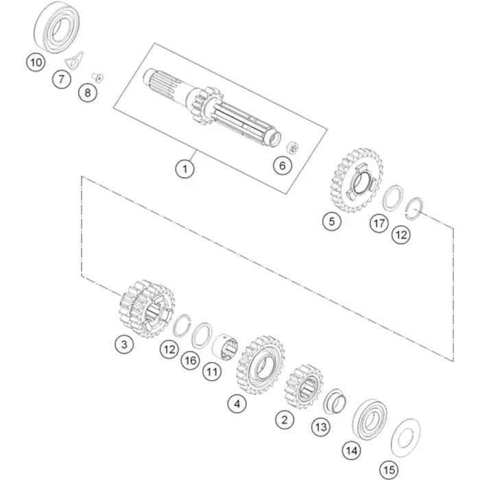 Preisknaller Schieberad 3./4.Gang, Z=16/23