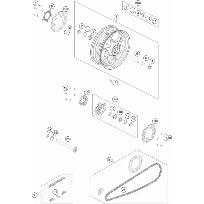 Bremsscheibe Hinten 240mm Direkt Vom Hersteller