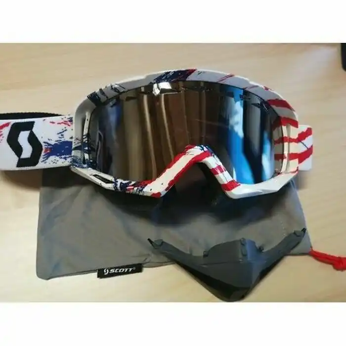 Jetzt Kaufen Scott Tyrant Snowcross Weiß Blau Rot Chrome ACS