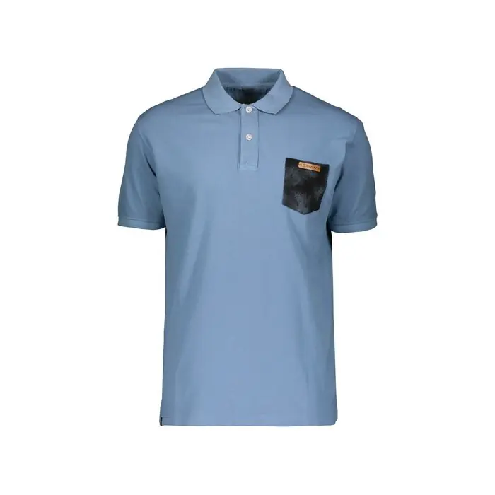 Scott Polo M‘s 10 Heritage dye s/sl Washed Blue XL Echt