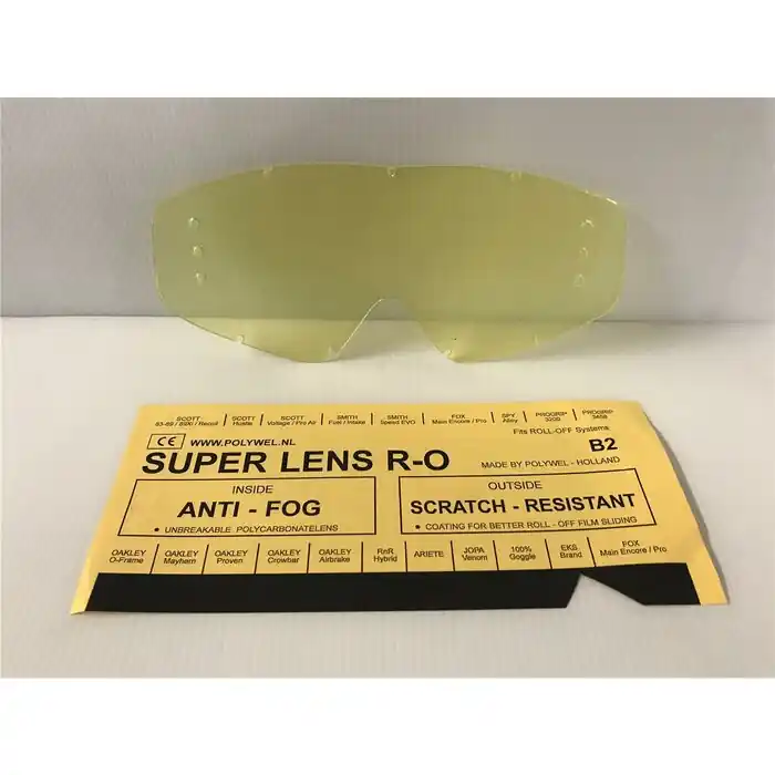 EKS Polywel Scheibe Glas Linse Roll-Off Klar Sonderaktion