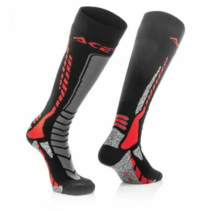 Zertifiziert Acerbis Strümpfe MX-Pro Schwarz/Rot XXL