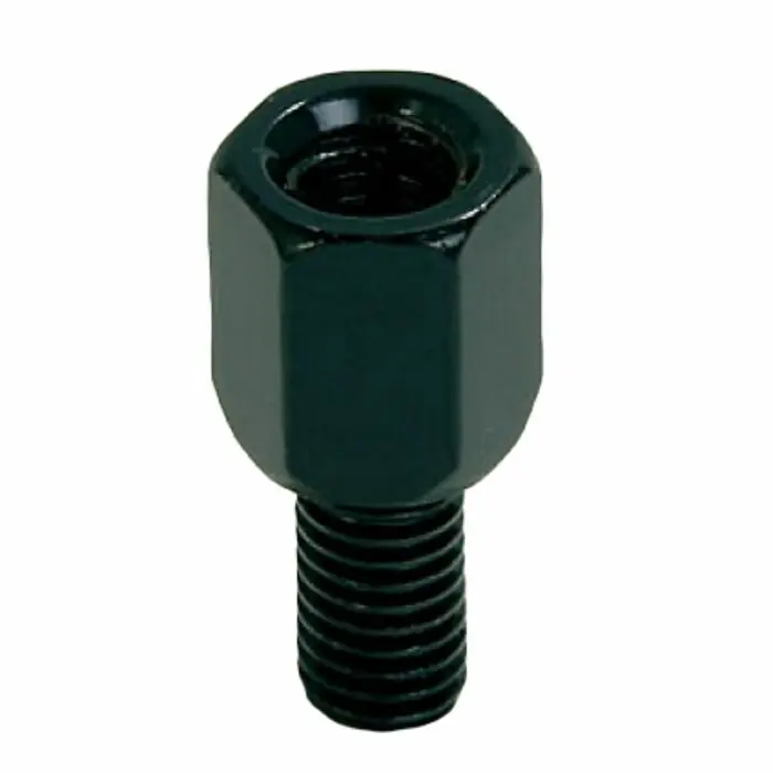 Direkt Vom Hersteller Spiegeladapter Loch M6x1,0 Rechts auf Bolzen M10x1,5 Rechts Schwarz