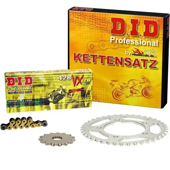 DID Kettenkit Beta RR125LC 11- DID X-Ringkette 428VX Schnäppchen