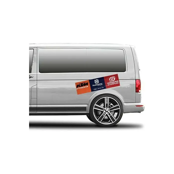 Abverkauf Shop24 Van Sticker 60x20 cm