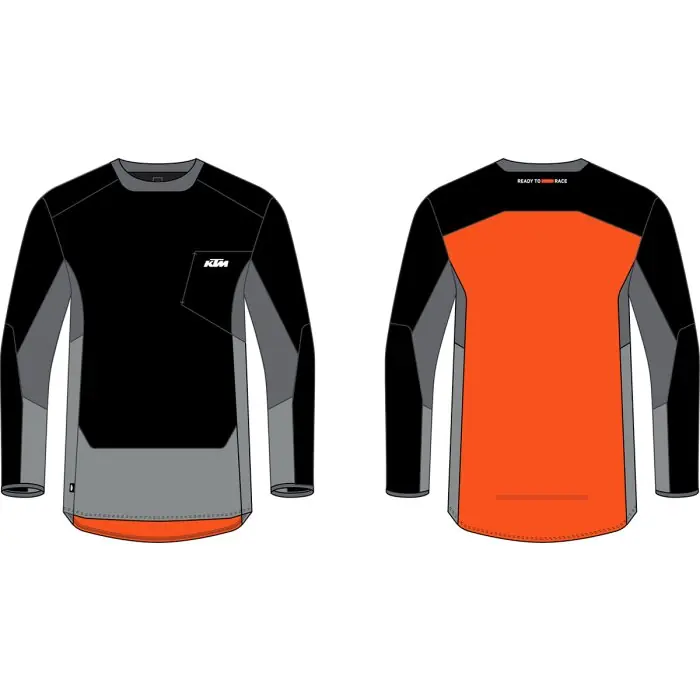 Racetech Pro Jersey Blk - Grey Xxl Rabatt
