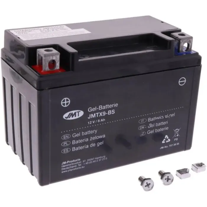 JMT Batterie Gel JMTX9-BS 12V 8Ah 96Wh 135A Nur Für Kurze Zeit