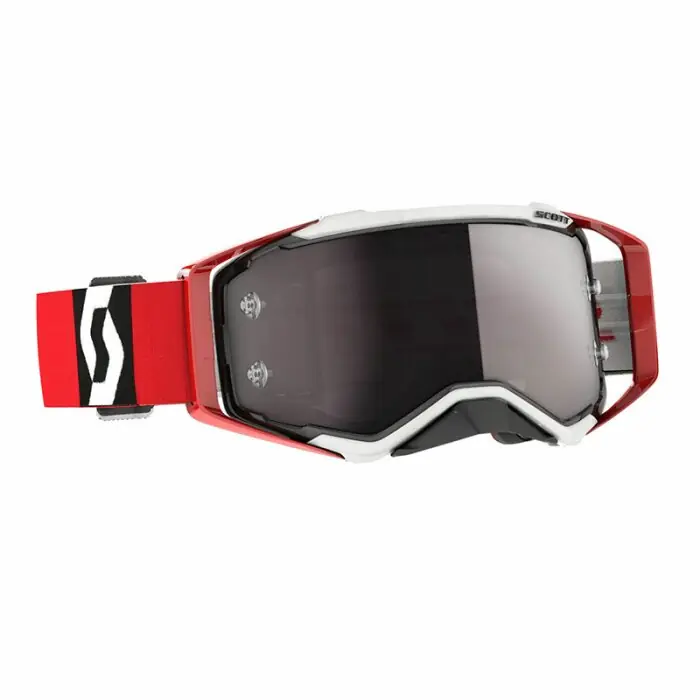 Scott Brille Prospect Weiß Rot - Chromesilber Works Super-Preis