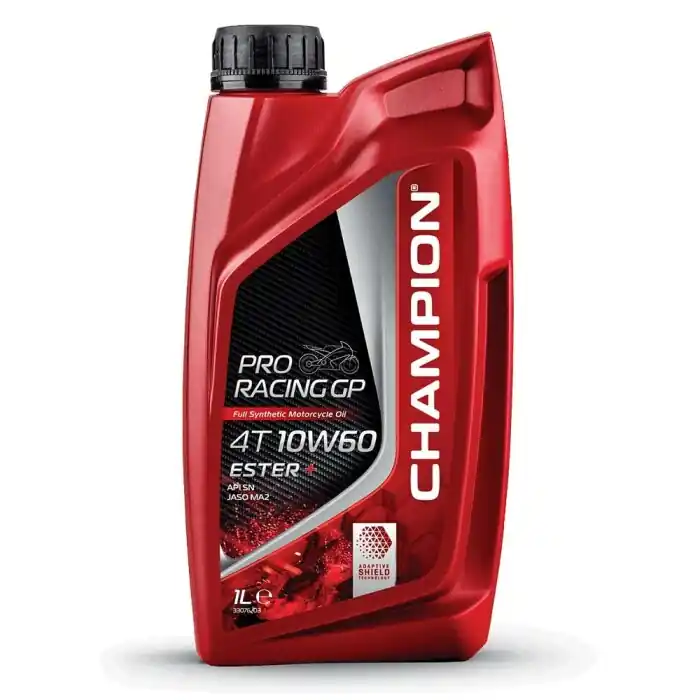 Champion 4T Öl 10W-60 Ester+ Pro Racing GP 1Liter Neue Kollektion
