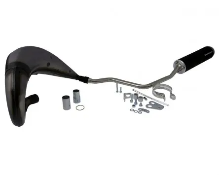 Sonderaktion Auspuff TECNIGAS E-Nox Steel kompatibel für Malaguti, Yamaha, MH, Peugeot