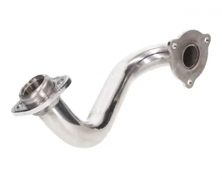 Auspuffkrümmer Edelstahl offen kompatibel kompatibel für Aprilia SX, RX, Derbi Senda Geprüft