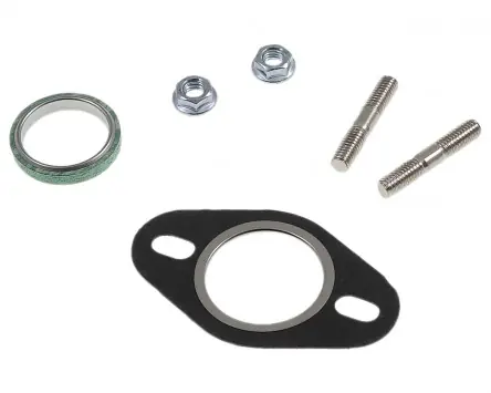 Ausverkauf Auspuffdichtung Stehbolzen Krümmer Dichtung für 50ccm Roller kompatibel für Aprilia, Piaggio, Yamaha