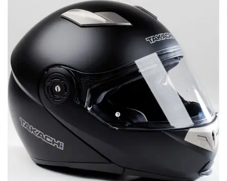 Sichere Zahlung Klapphelm TAKACHI TK380 schwarz-matt