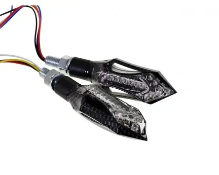 Garantierte Lieferung Rücklicht VANEZ Transformer LED carbon mit Blinker 12V Universal Roller, Motorrad, Moped, Quad