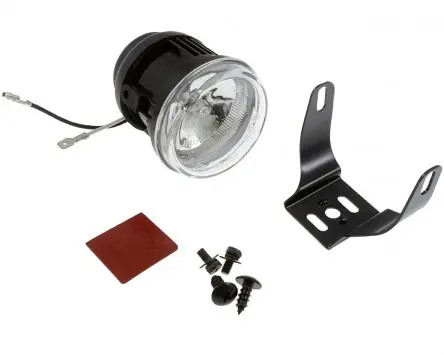Scheinwerfer H3 Fernlicht, Motorrad, rund, schwarz, transparent, D.70 mm, H3 55W Heißes Angebot