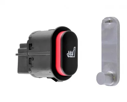 Must-Have Reparaturkit Sitzheizung Schalter Ford Edelstahl Rivello Fiesta, Mondeo, Cougar
