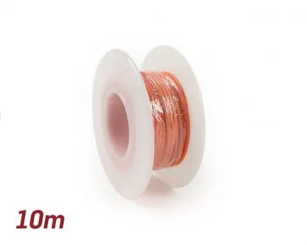 Beliebt Elektrokabel BGM orange, 0,85mm 10m Universal Roller Motorrad Moped Quad KFZ Auto Stromleitung