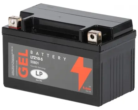 Preisreduziert Batterie LANDPORT LTZ10-S Gel 12V 8,6Ah kompatibel für Yamaha YZF-R1, MT-09, MT-07, Sym Jet 4, Rex RS, Peugeot Speedfight 3, Django