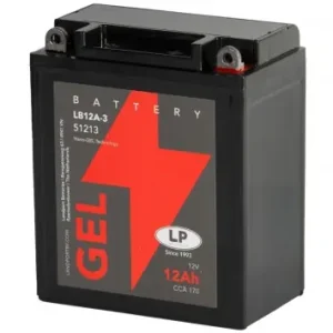 Preisknaller Batterie 12V 12Ah LANDPORT LB12A-3 Gel passt für Aprilia Atlantic, Leonardo, Scarabeo, BMW F 650 GS CS ST, Honda CB 1100R, Peugeot Elystarm Geopolis
