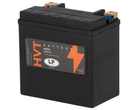 Batterie LANDPORT HVT-3 SLA 12V 14Ah kompatibel für BMW F 650 GS, F 800 GS, K 1200 R, R 1200 GS, HD Chopper XL 1200, XG 500, Honda TRX, XRV Africa Twi Ausverkauf