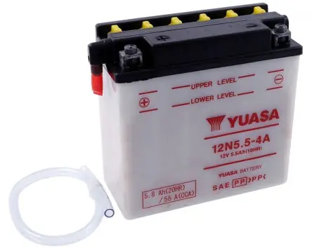 Batterie 12V 5,5Ah YUASA 12N5.54A, ohne Batteriesäure Meistverkauft