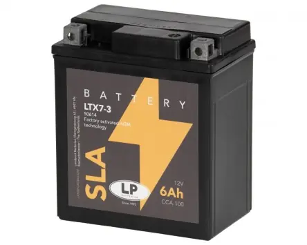 Sonderangebot Batterie LANDPORT MS LTX7-3 SLA 12V 6Ah kompatibel für Aprilia SR 125, Derbi Senda, Honda CB, PCX, Piaggio Fly, Liberty, Suzuki DR, Yamaha MT 125, SR