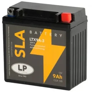 Heißes Angebot Batterie LANDPORT LTX9A-3 12V 9Ah, 135x75x138mm kompatibel für Derbi Boulevard, Hercules Ultra 80, Honda VFR, Kawasaki EL 250, Yamaha Majesty, X-Max