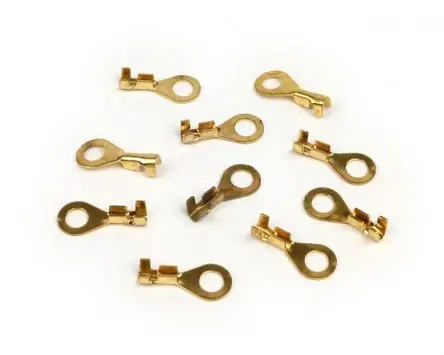 Ausverkauf Kabelschuh Ringöse BGM 5,7mm D=1,0-1,5mm - 10 Stück Universal Kabelverbinder Crimp Roller Motorrad Auto KFZ
