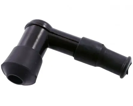 Angebot Zündkerzenstecker 90 Grad schwarz lang SCORPEX kompatibel für Aprilia, Piaggio, Roller Motorrad