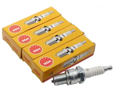 Sale Zündkerze Set 4x NGK B9ES Langgewinde kompatibel für Minarelli, Piaggio, Yamaha, MBK, Peugeot, Malaguti, Aprilia, Beta Roller