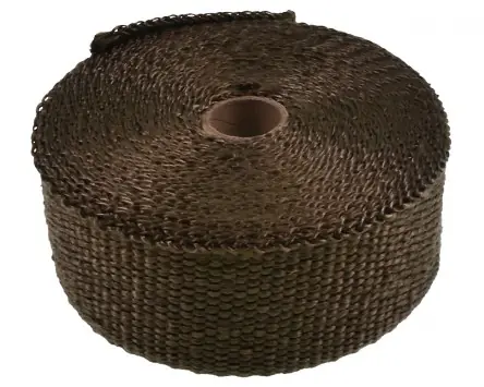 Top-Seller Hitzeschutzband 10m für Auspuff, Krümmer, Fächerkrümmer bis 1450 C Universal für Auto, Motorrad, Roller, Moped, Quad