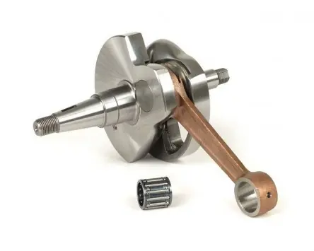 Kurbelwelle BGM, Standard Drehschieber 48mm Hub, 105mm Pleuel, kompatibel für Vespa PX80 Ersatz Preis Gesenkt