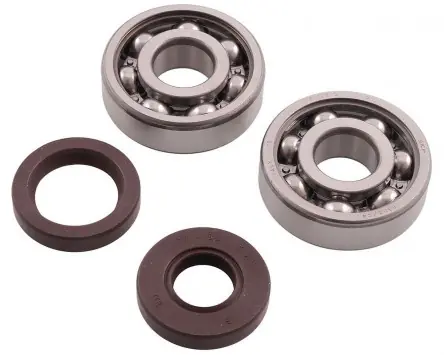 Abverkauf Kurbelwellenlagersatz R&D 17mm SKF C4 Lager Wellendichtringe kompatibel für Minarelli AM6 Aprilia RS, RX, Beta RR, Yamaha TZR, DT, MBK