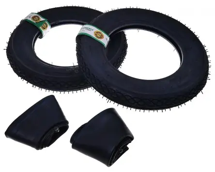 Echt 2x Reifen SPEEDWAYS JZ-101 3.00-10 42J TT mit 2x Schlauch kompatibel für Vespa PK 50 80, Sym Fiddle, Flash, Rex RS, Kymco Fever ZX, Derbi Vamos