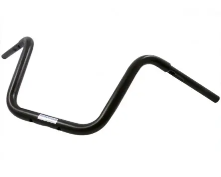 Lenker FEHLING APE HANGER, schwarz, 1 1/4 Zoll, H 31cm, 3-Loch, Chopper Ausverkauf