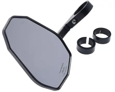 Online Kaufen Lenkerendenspiegel HIGHSIDER Victory-X schwarz rechts oder links, mit ABE kompatibel für Roller, Motorrad, Schaltmoped, Quad, Vespa