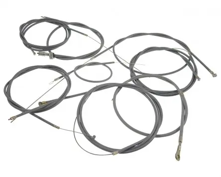 Billig Seilzugkit mit Tachowelle kompatibel für Vespa PX80-200 alt, bis Baujahr 1984, LML Star Set Satz Roller Vespa Klassik