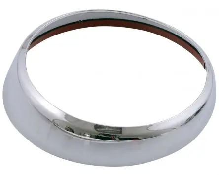 Highlight Lampenring SIP Style Kunststoff Chrom kompatibel für Vespa LX 50-150ccm Schweinwerfer Licht