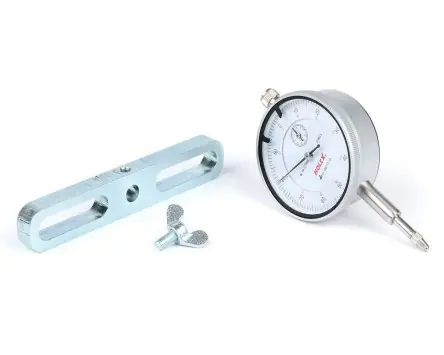 Messuhr BGM, 0,01-10mm mit Halter für Zylinderstehbolzen, kompatibel für Vespa, Lambretta, Roller, Scooter, Motorrad, Moped Universal Markenprodukt