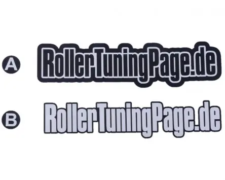 Highlight Aufkleber ROLLERTUNINGPAGE.DE verschiedene Versionen
