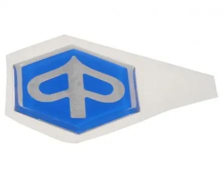 Emblem / Aufkleber PIAGGIO 6-Eck 32x36mm für Piaggio TPH, ZIP, Liberty, Beverly, MP3, Vespa PK Rabatt