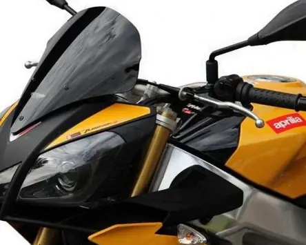 Scheibe MRA Sportscheibe schwarz kompatibel für Aprilia Tuono 1000 V4R 11- Zertifiziert