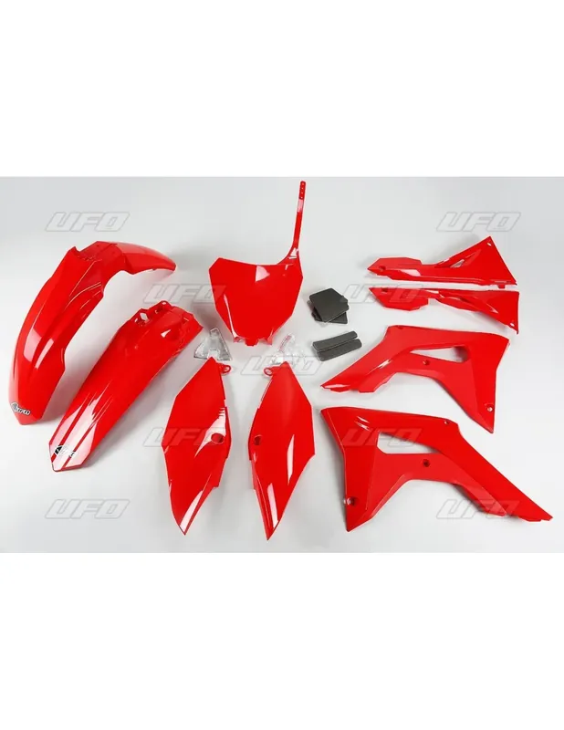 Neu Plastikset motocross Ufo Honda CRF 450 17- CRF 250 18- rot