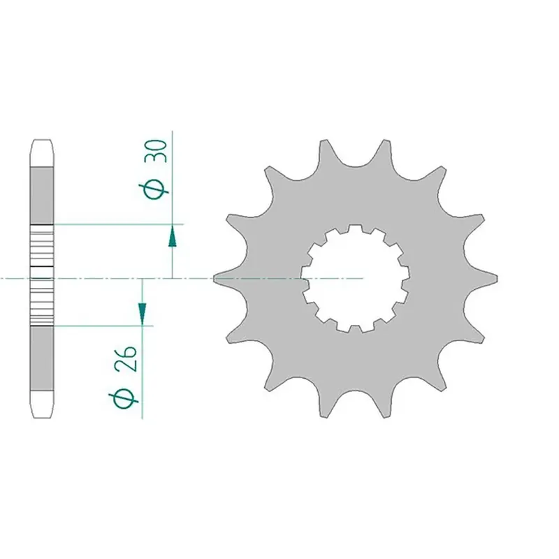 AFAM Ritzel 525 TRI 800/865 18 Zähne Preisreduziert