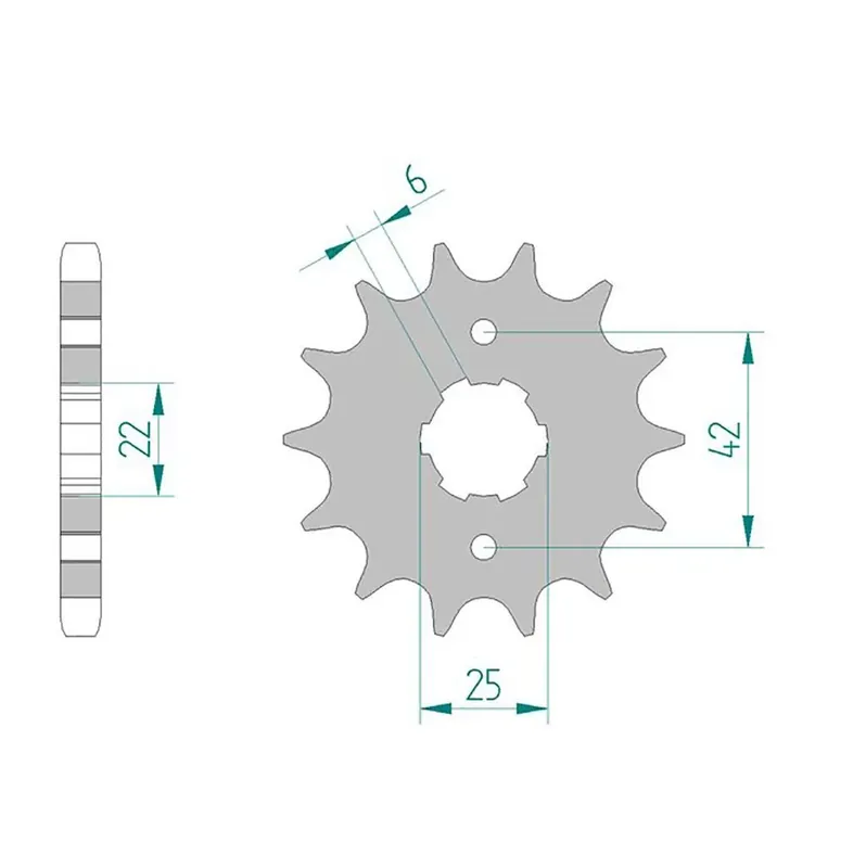 AFAM Ritzel 530 16 Zähne Versand Am Gleichen Tag
