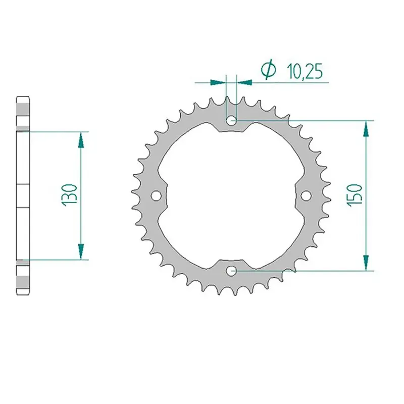 Must-Have AFAM Kettenrad STAHL 520 40 Zähne