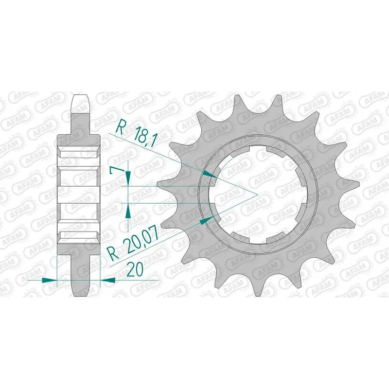 Kracherpreis AFAM Ritzel 530 15 Zähne