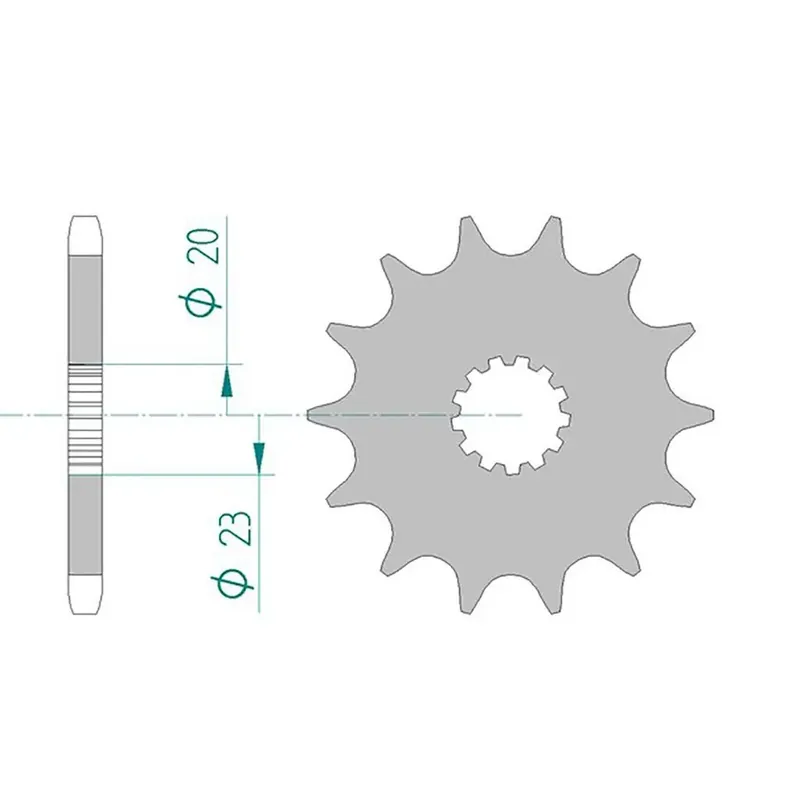 Abverkauf AFAM Ritzel 525 14 Zähne